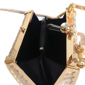 Bolso Clutch De Fiesta De Latón Dorado | Velei Vintage : Bolsos ...